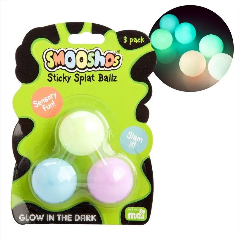 Glow In The Dark Sticky Splat Ball Wholesale Hub