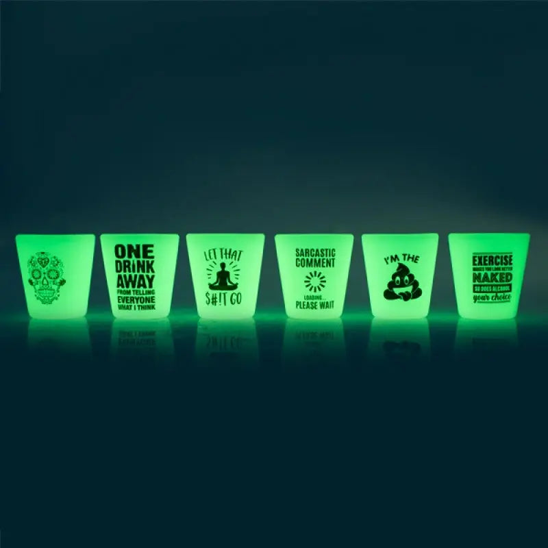 Glow-in-the-Dark Shot Glass (SENT AT RANDOM) Wholesale Hub