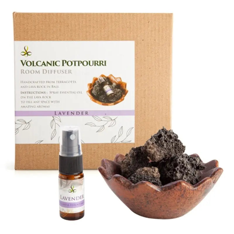 Volcanic Room Diffuser in Terracotta Bowl - Lavender Wholesale Hub