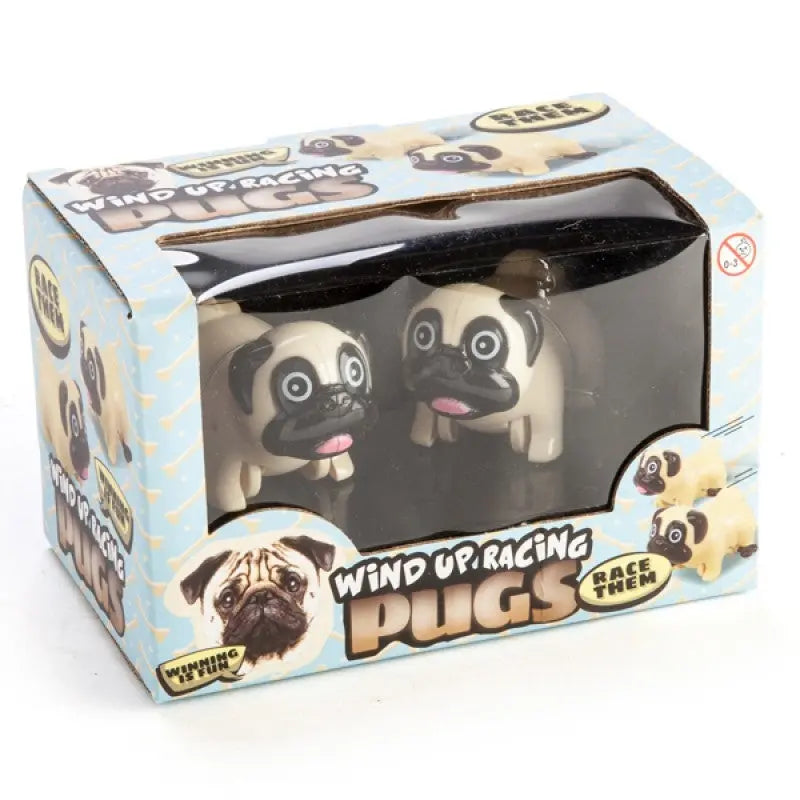 Wind Up Racing Pugs - Set of 2 Wholesale Hub