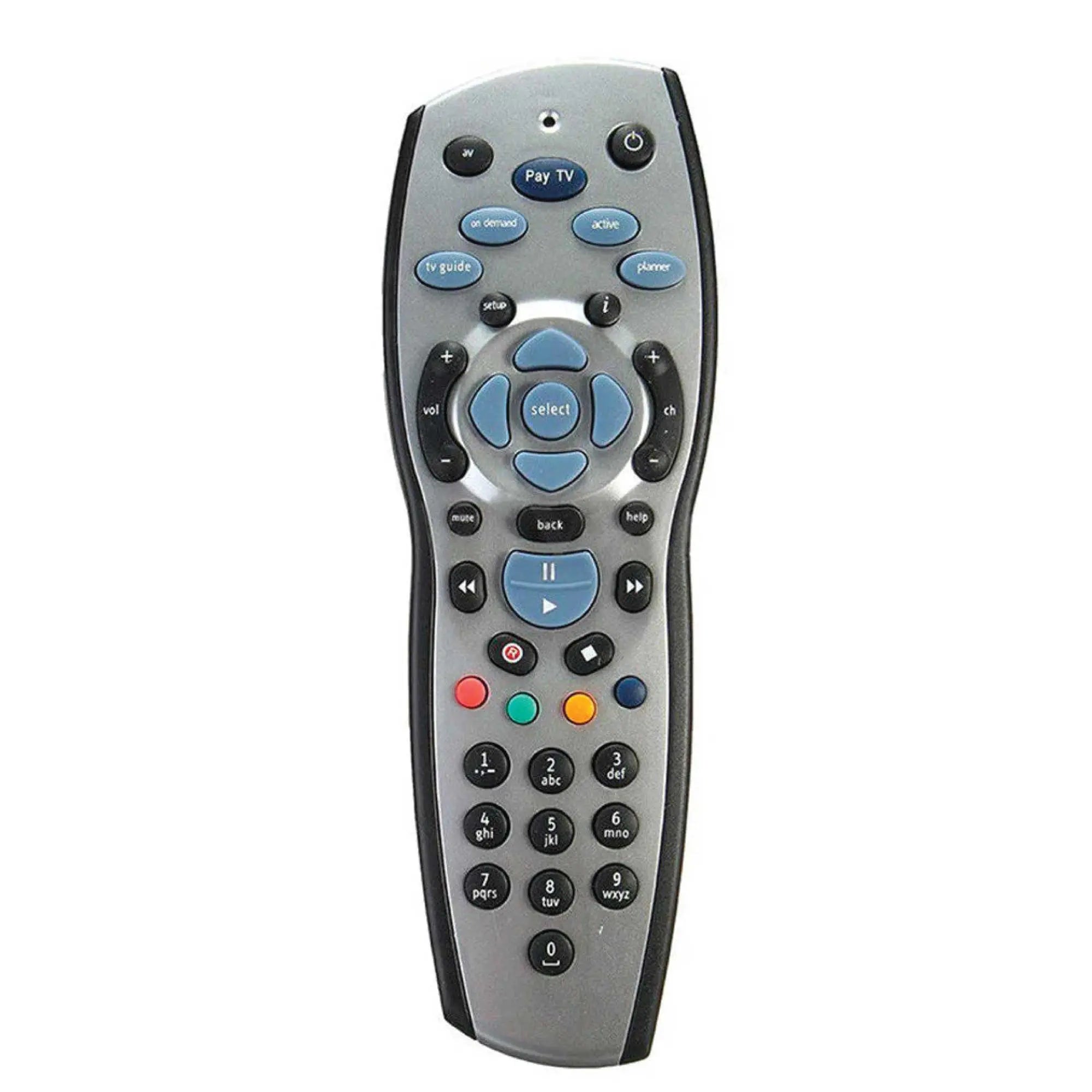 2x Tooleroo PayTV Remote Control Compatible with Foxtel MYSTAR SKY NZ - Silver Wholesale Hub