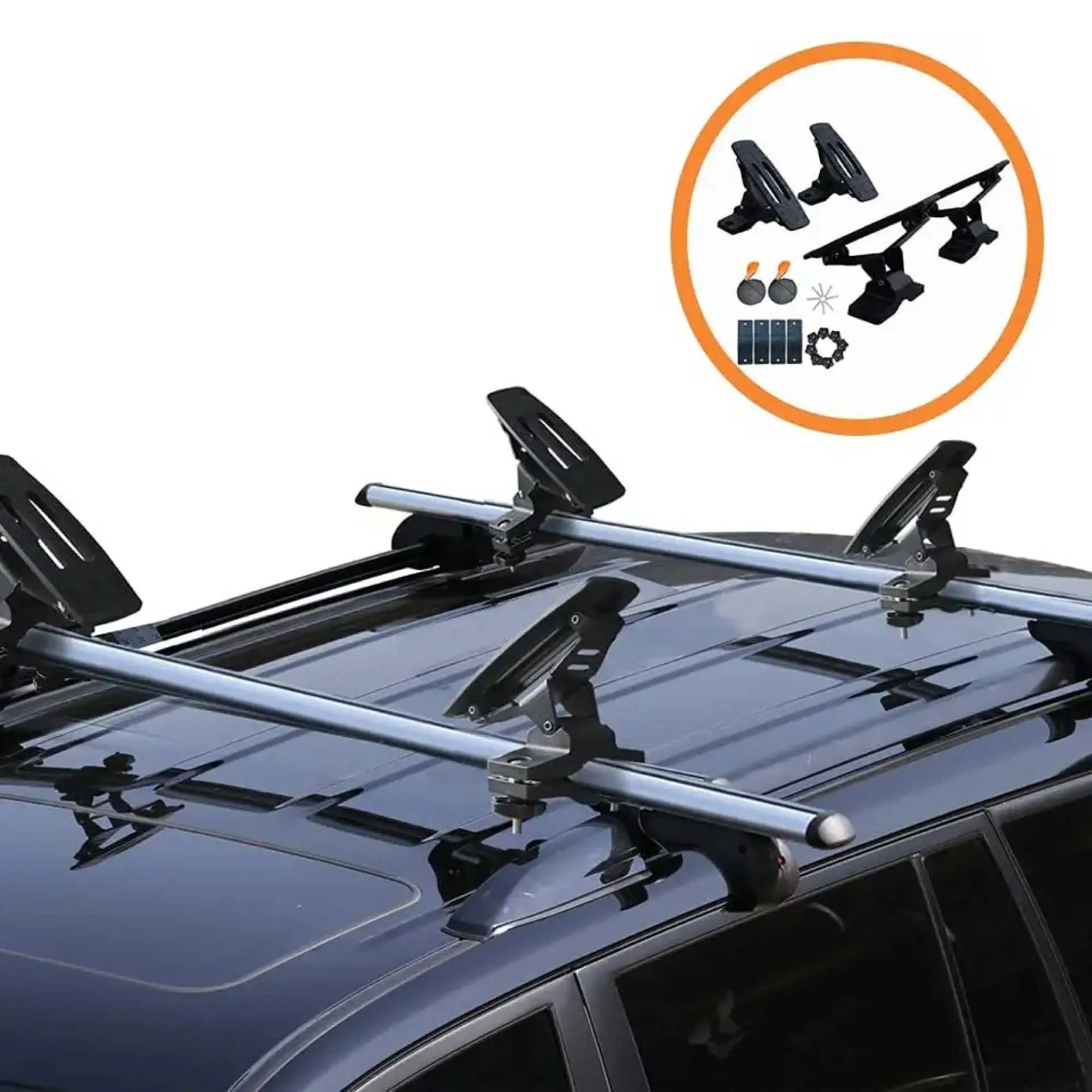 Universal Kayak Holder Car Roof Rack - Travel Saddle Watercraft Carrier Storage Wholesale Hub