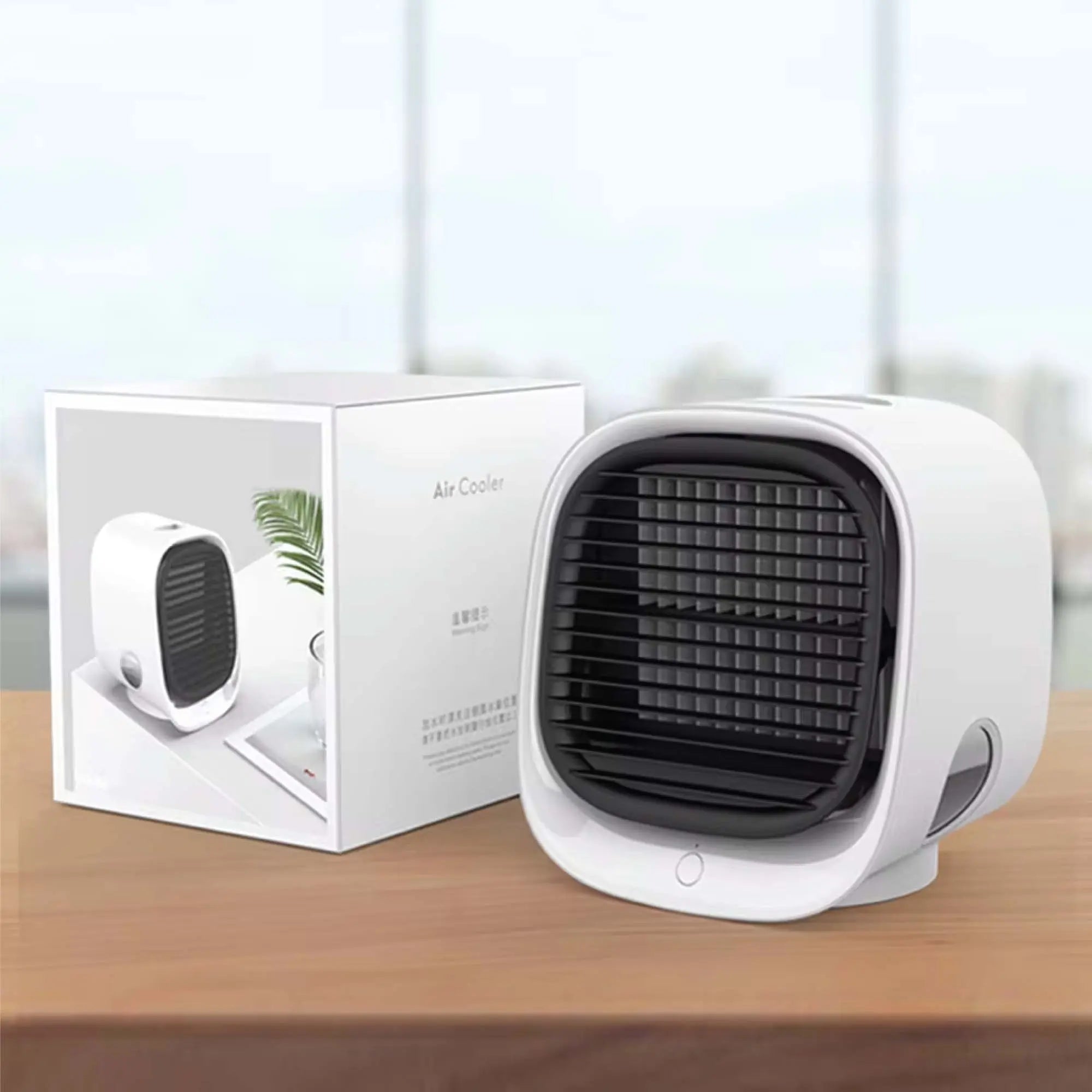 USB Mini Air Purifier - Portable Desktop Air Conditioner Cooling Fan With Water Wholesale Hub
