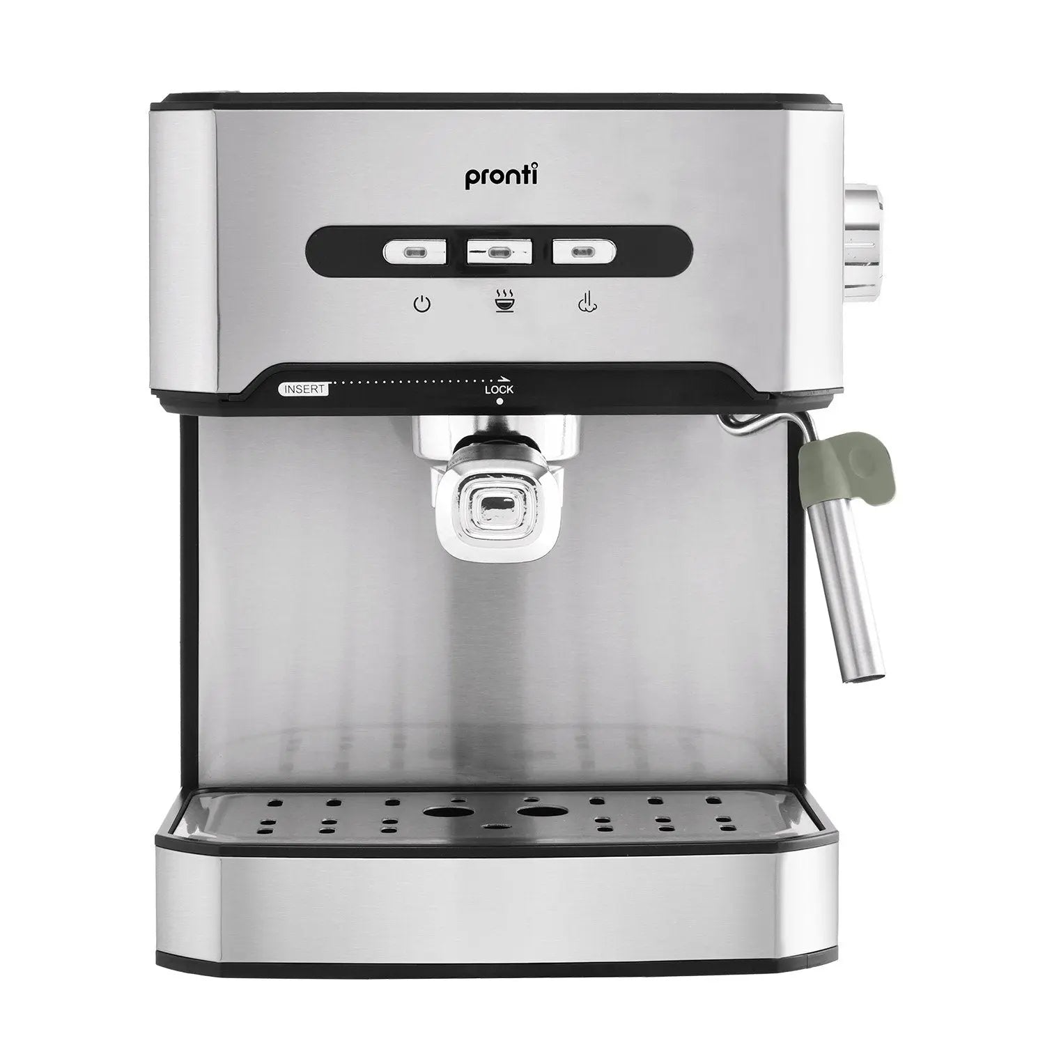 Pronti 1.6L Automatic Coffee Espresso Machine with Steam Frother Wholesale Hub