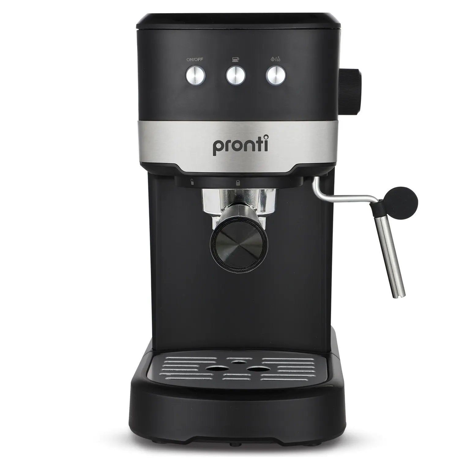 Pronti CM-850D Coffee Machine 20 Bar Espresso Maker with Milk Frother and 1.25L Tank Wholesale Hub