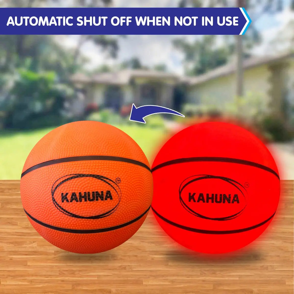 Kahuna Basketball L.e.d Glow Light Up Trampoline Ball Wholesale Hub