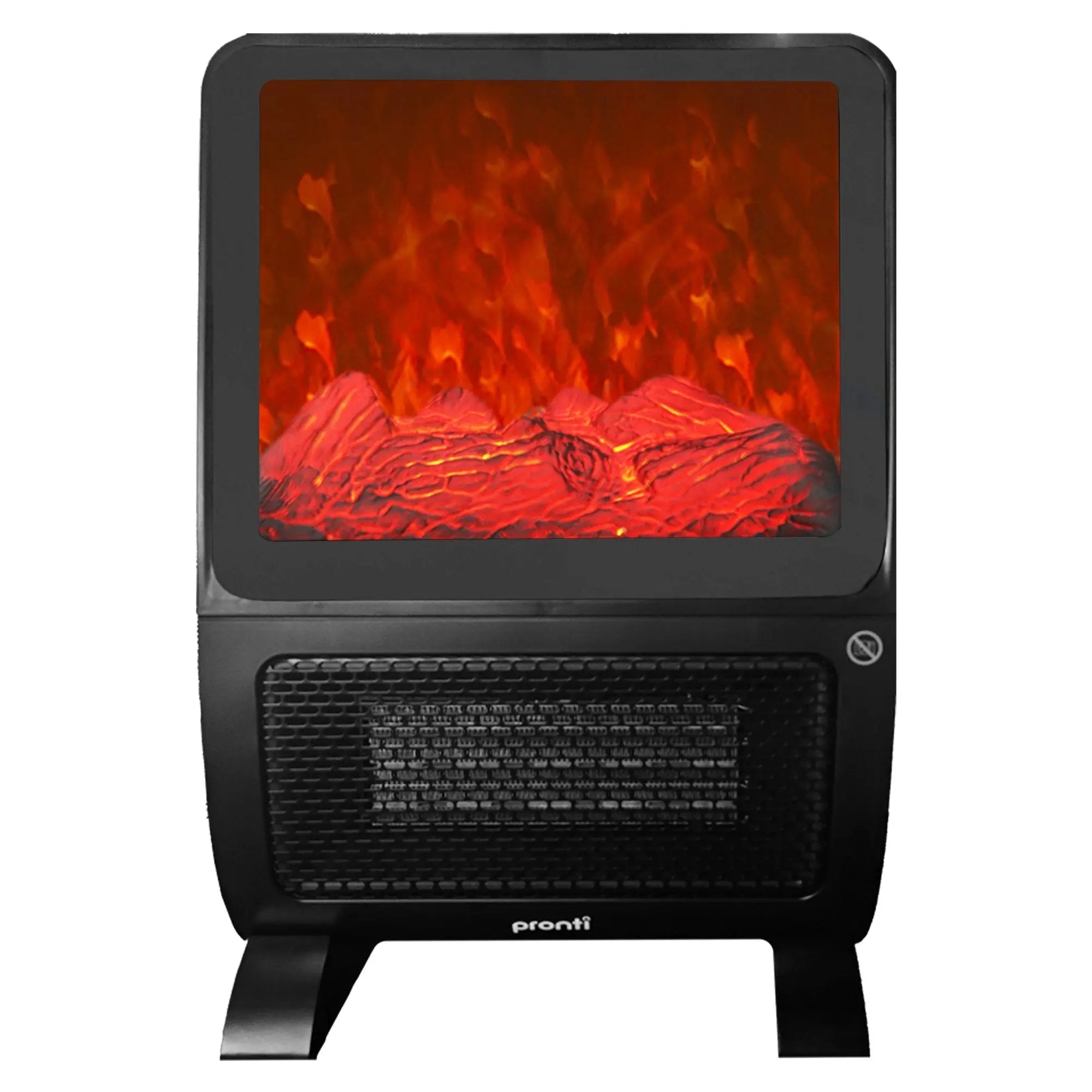 Pronti 2000W 3D Fire PTC Electric Portable Room Heater Wholesale Hub