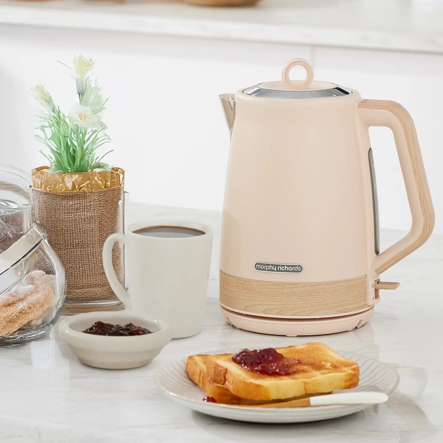 Morphy Richards 1.7L Electric Kettle Essence Scandi Swivel Base Boil-Dry Protection Wholesale Hub