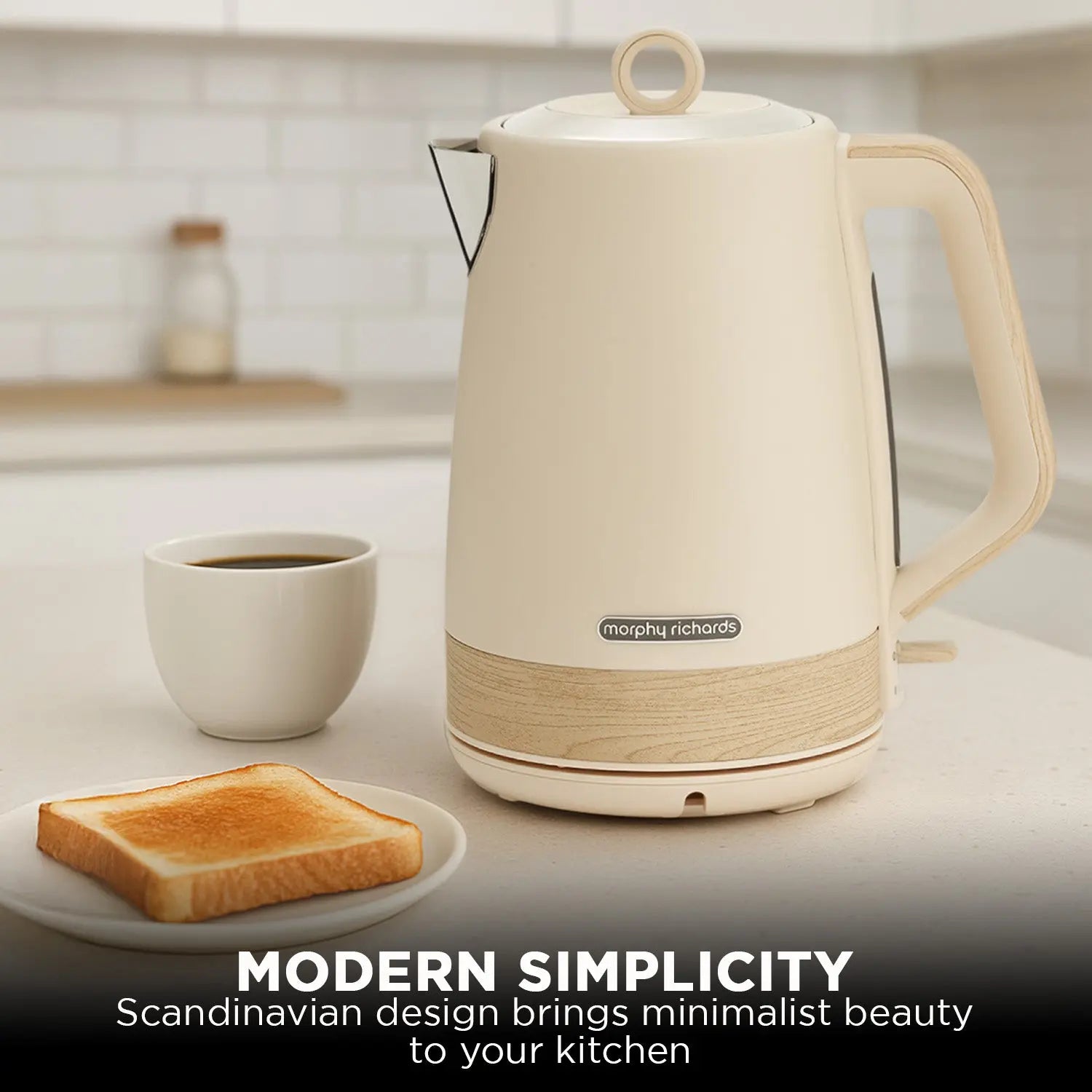 Morphy Richards 1.7L Electric Kettle Essence Scandi Swivel Base Boil-Dry Protection Wholesale Hub