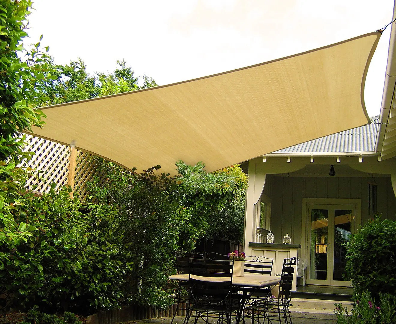 Wallaroo Rectangular Shade Sail 7m x 5m - Sand Wholesale Hub