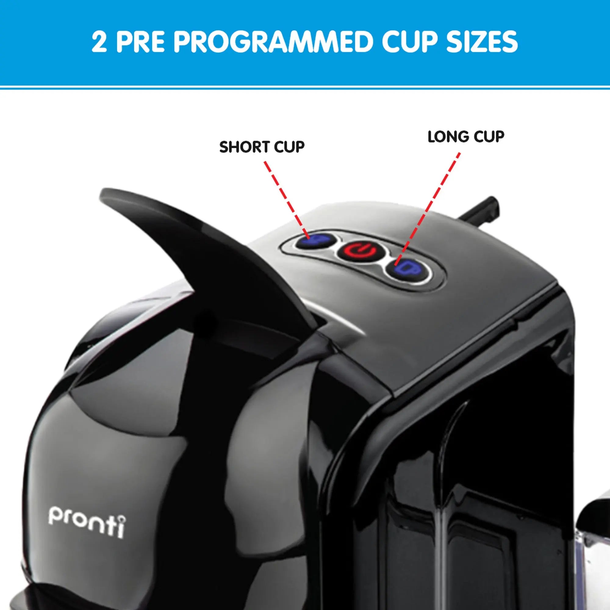 Pronti Breakfast Set with HomeMaid Coffee Machine, Silver Noir Toaster & Kettle Wholesale Hub