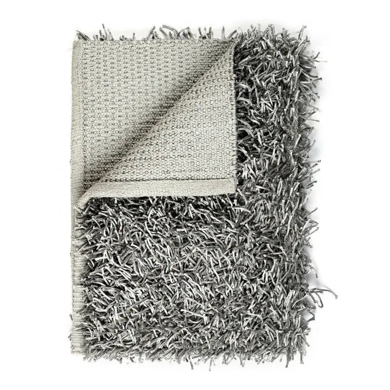 Luxury High Pile Soft Non Slip Bathmat 50 x 80cm (Silver) Wholesale Hub