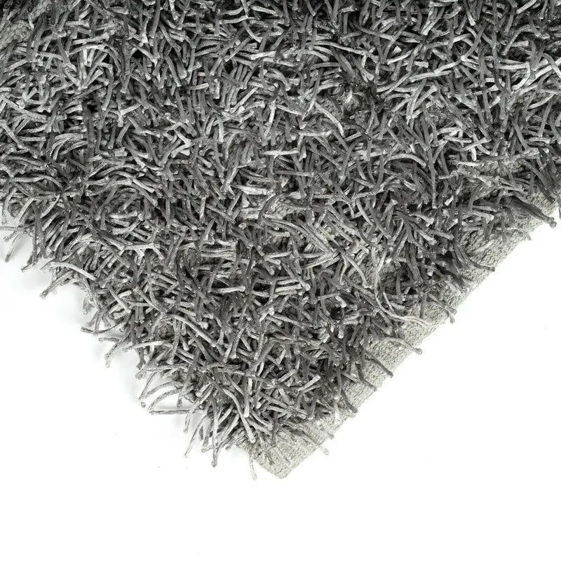 Luxury High Pile Soft Non Slip Bathmat 50 x 80cm (Silver) Wholesale Hub