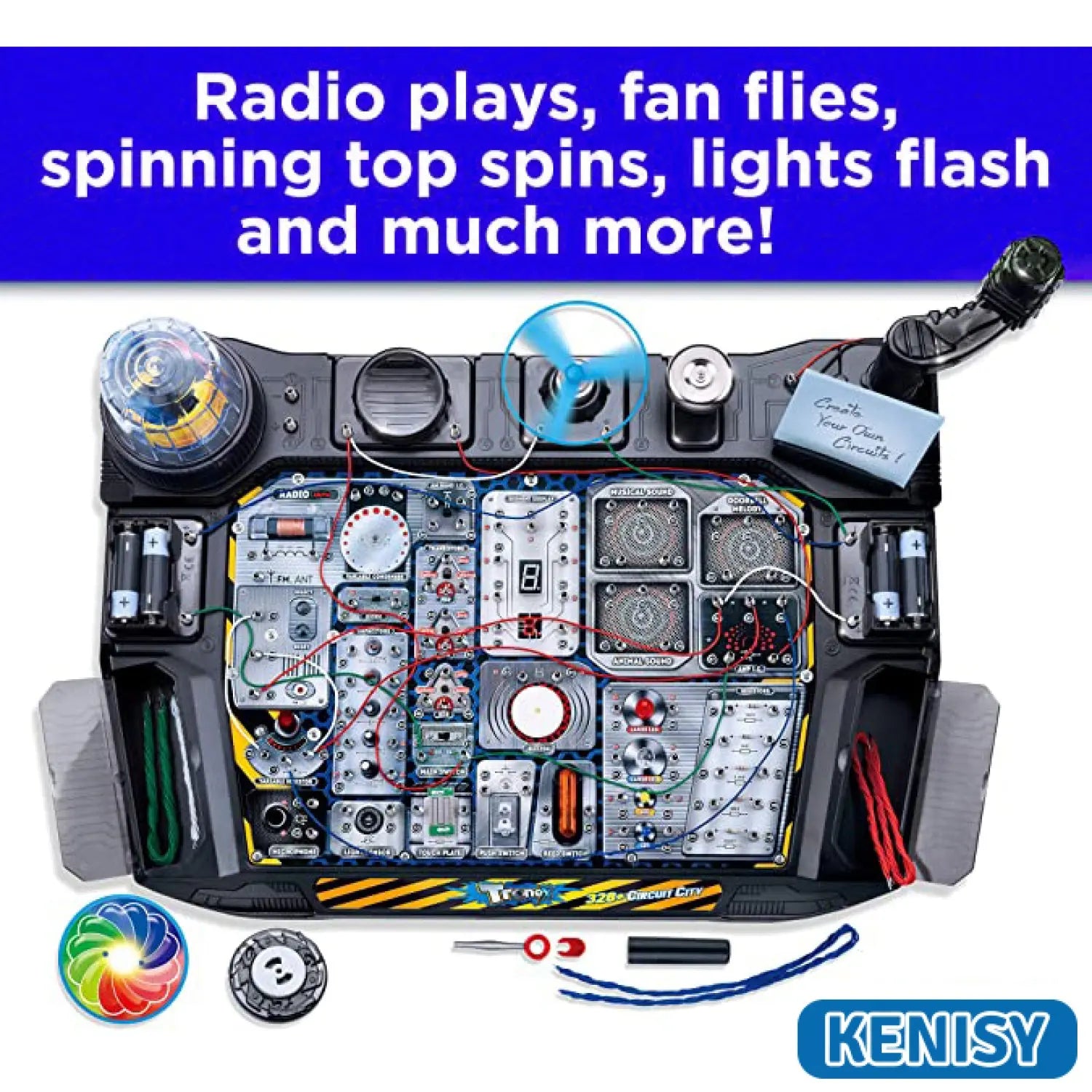 Tronex 328+ Circuit City STEM Kit Toy for Kids Educational Circuit Learning Board Wholesale Hub