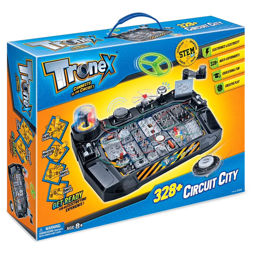 Tronex 328+ Circuit City STEM Kit Toy for Kids Educational Circuit Learning Board Wholesale Hub
