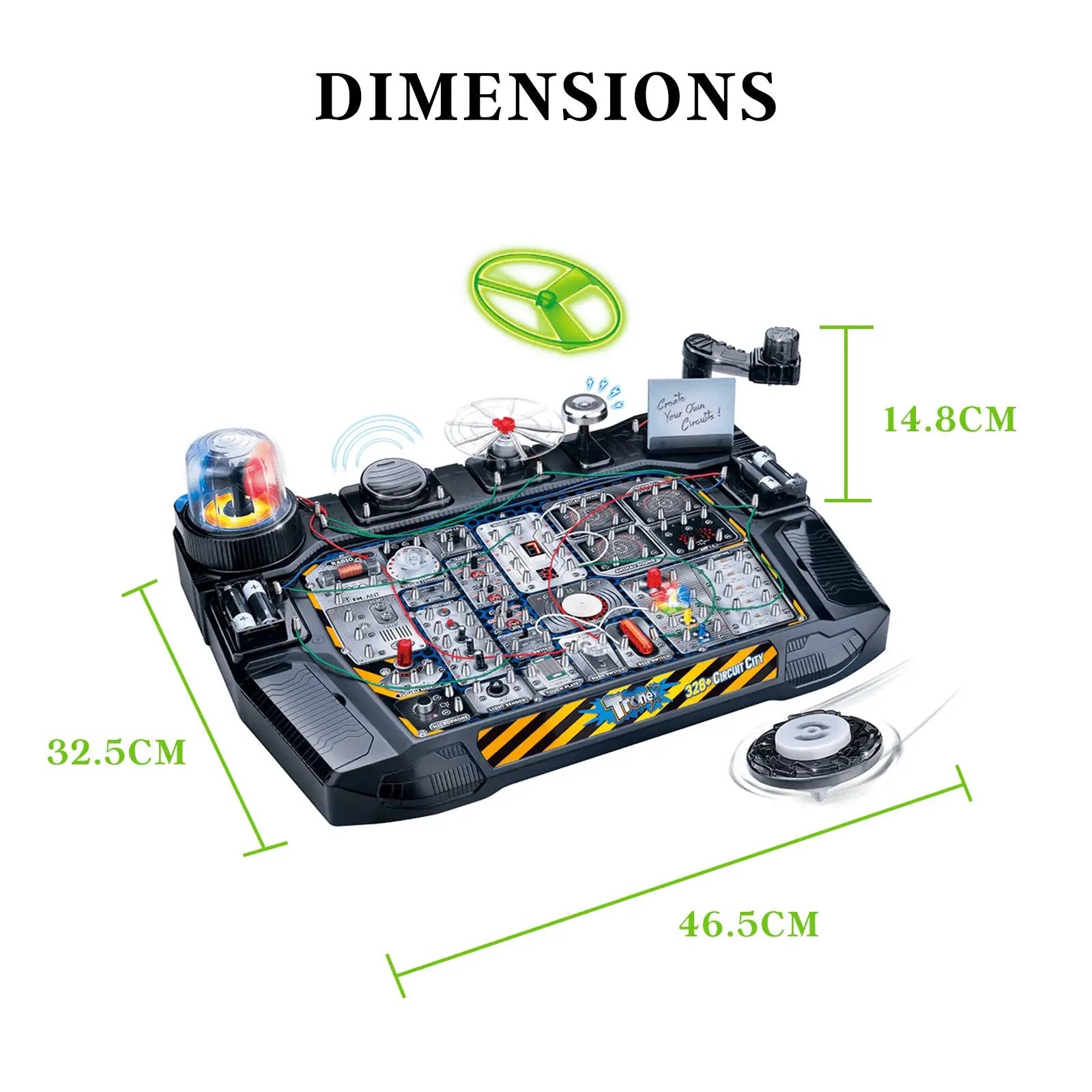 Tronex 328+ Circuit City STEM Kit Toy for Kids Educational Circuit Learning Board Wholesale Hub