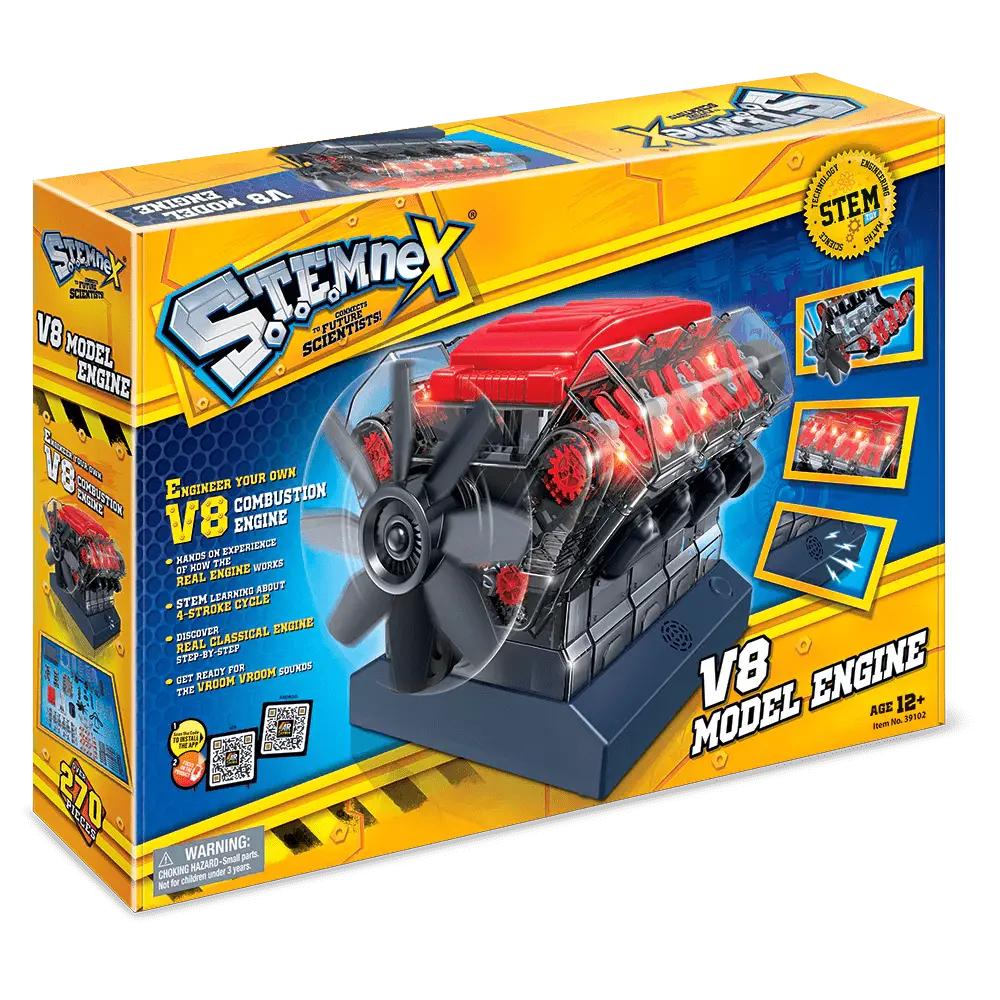 Stemnex Amazing V8 Model Engine STEM Toy Build Your Own Educational Construction Kit Wholesale Hub