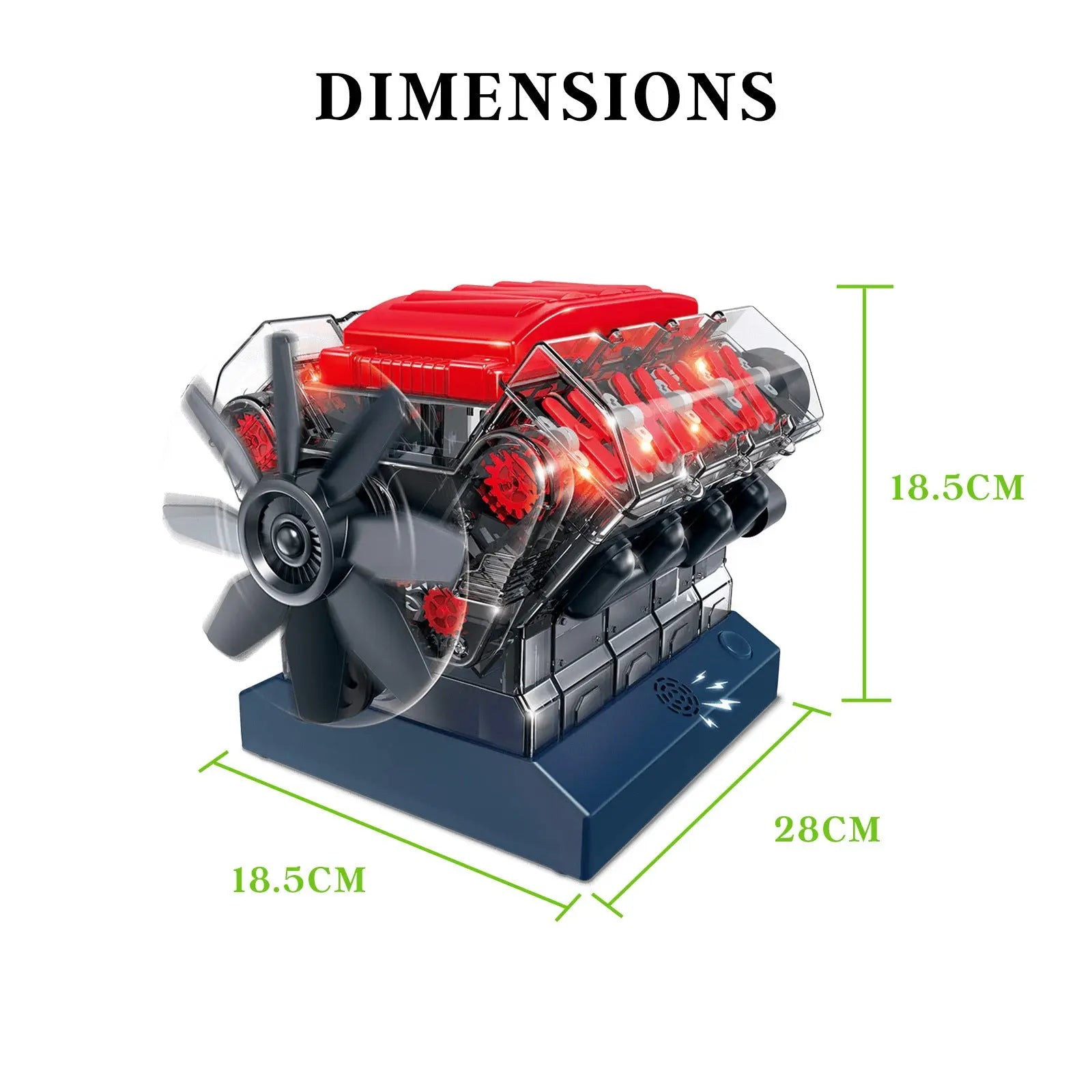 Stemnex Amazing V8 Model Engine STEM Toy Build Your Own Educational Construction Kit Wholesale Hub