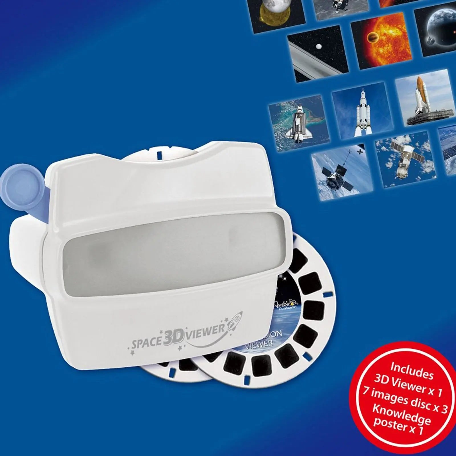 Space 3D Viewer Explore Universe Moon - Kids STEAM Learning Toy Wholesale Hub