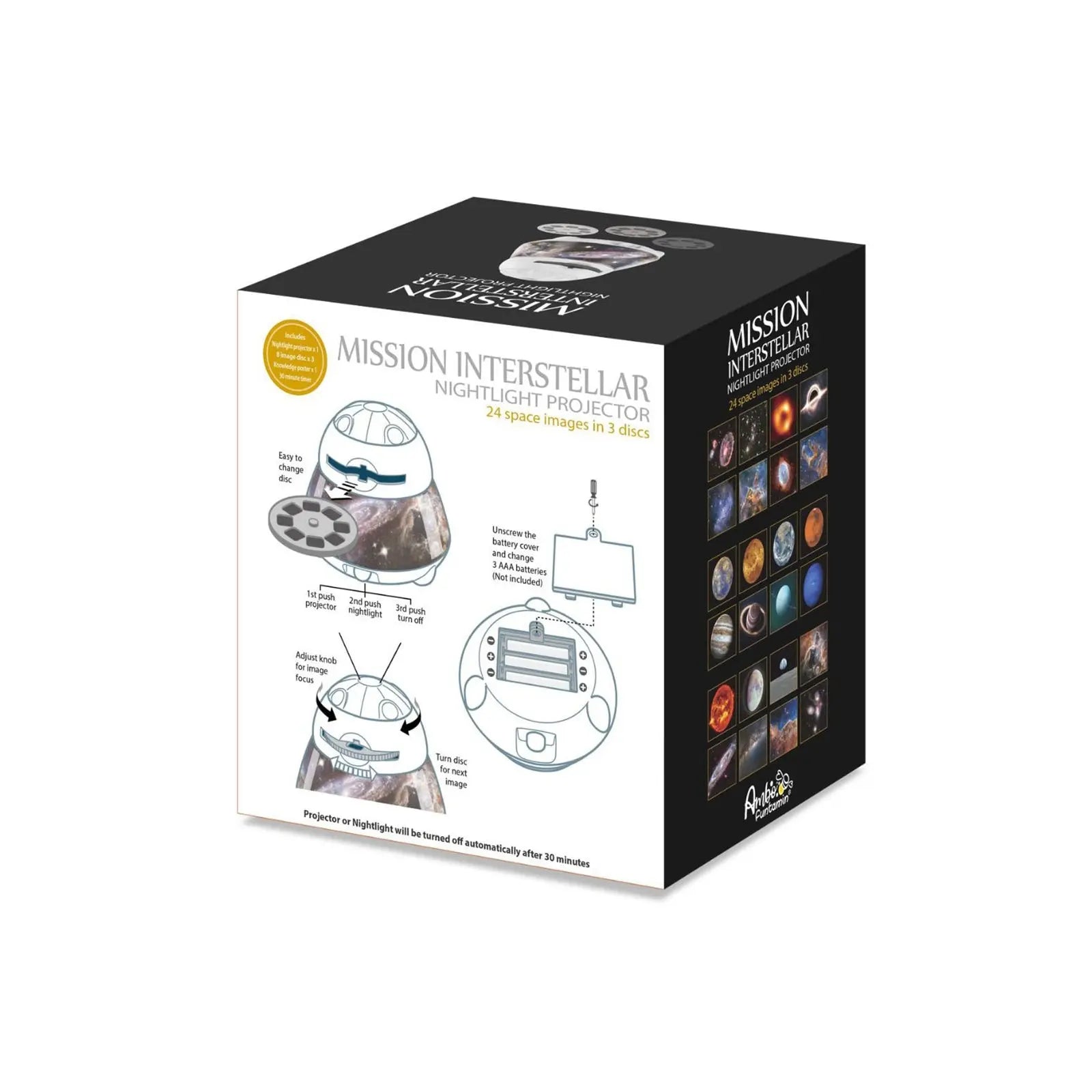 Mission Interstellar Dreamy Sky Night Light Projector - Kids STEAM Toy Wholesale Hub