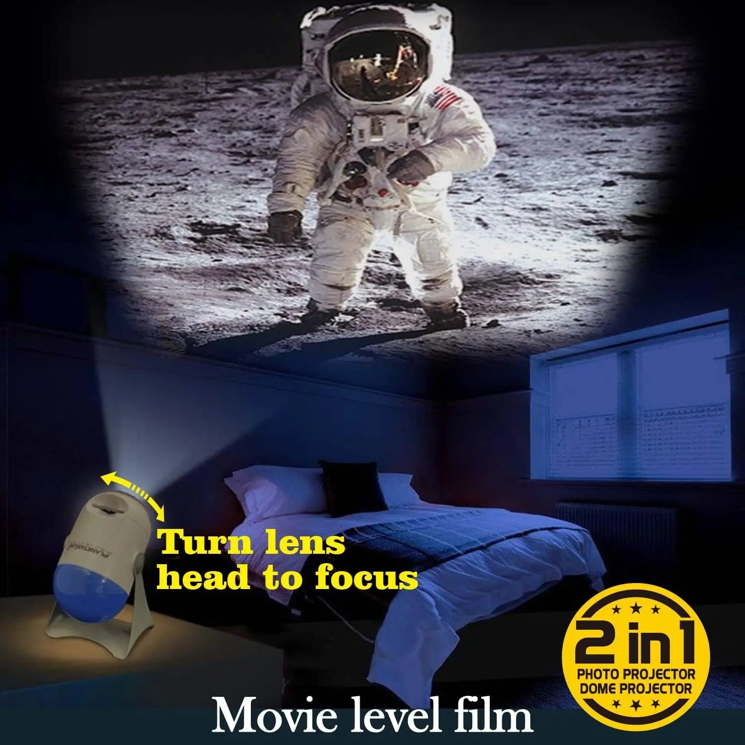 Planetarium Dome Projector - STEM Toy Space Planet Zodiac Moon Galaxy Night Lights Wholesale Hub