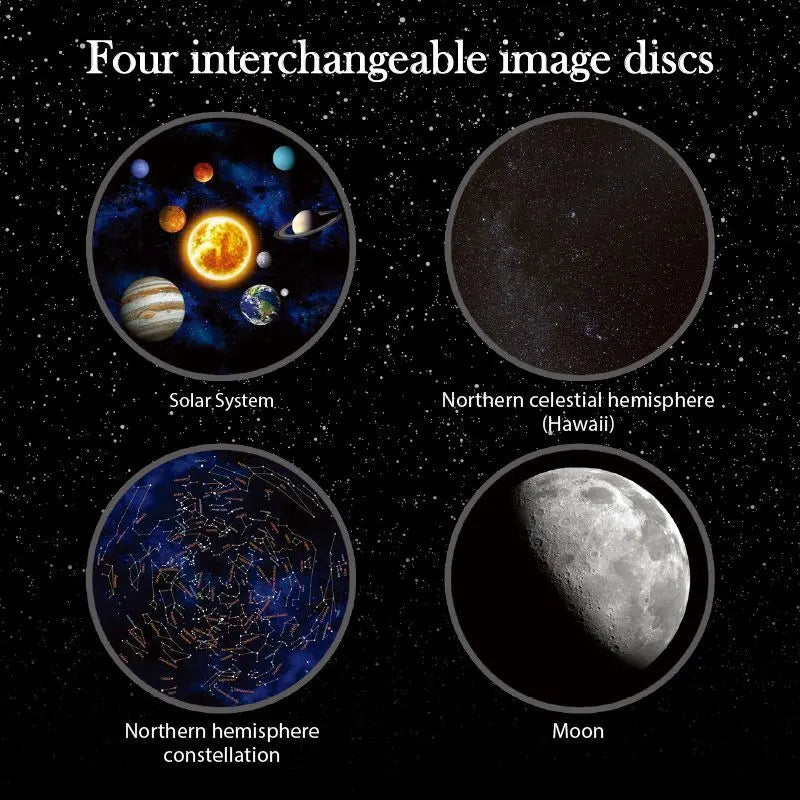 Solar System Star Light Projector STEM Toy - Space Planet Moon Galaxy Night Lights Wholesale Hub