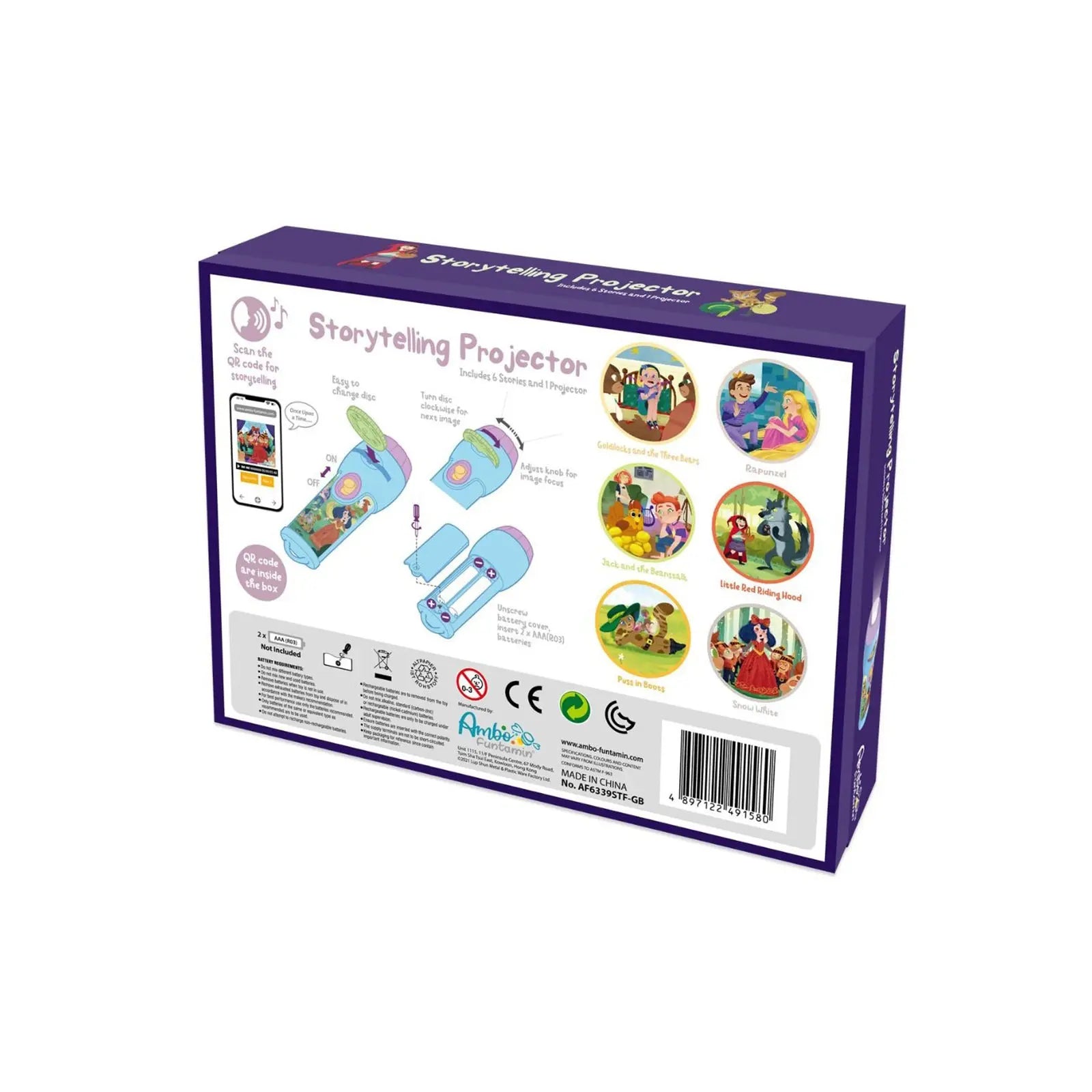 Storytelling Torch Projector 6 Stories Gift Set - Audio Kids Learning STEM Toy - Series 2 Wholesale Hub