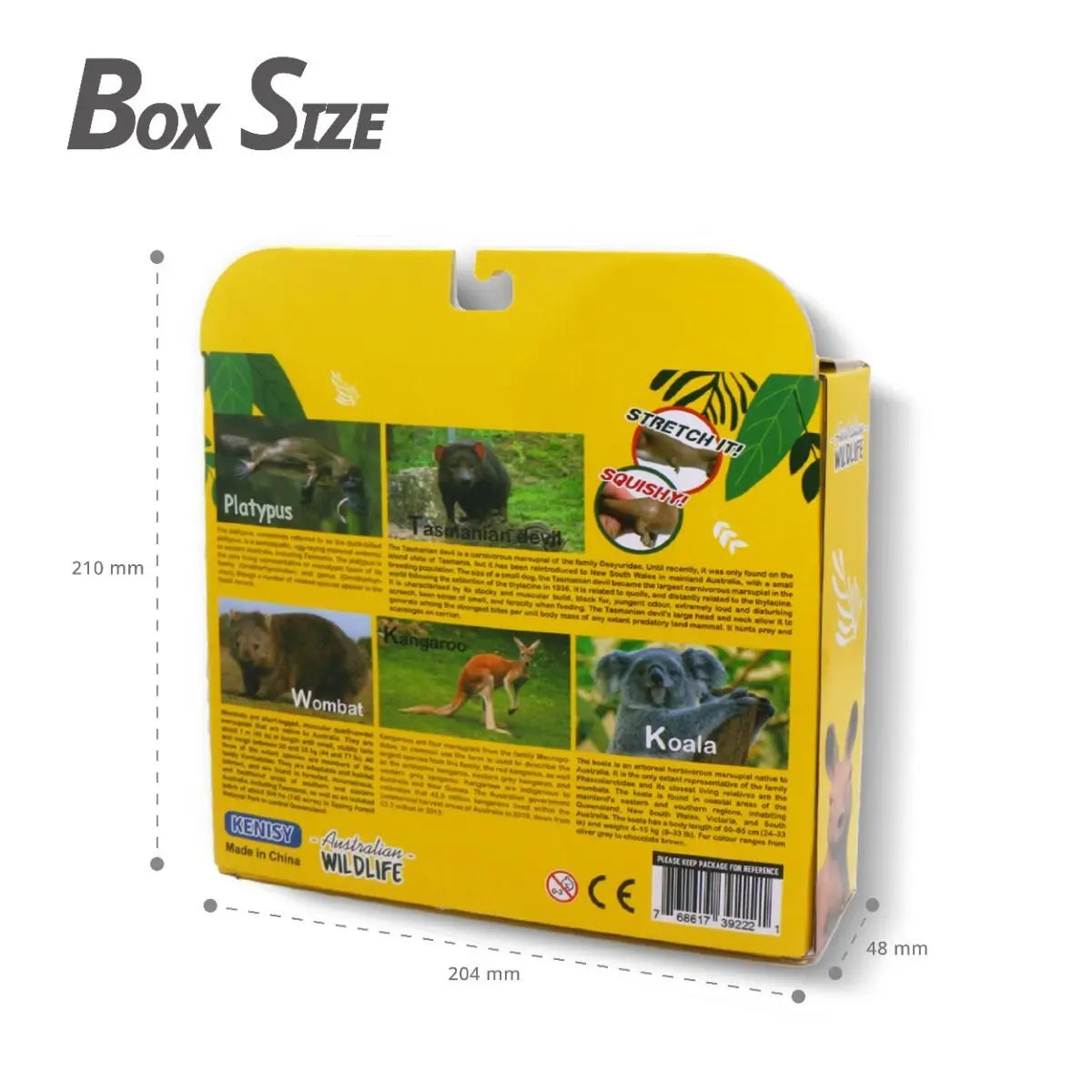 Stretchy Squishy Australian Wildlife Gift Set - Sensory Stimulation Animal Toys Wholesale Hub