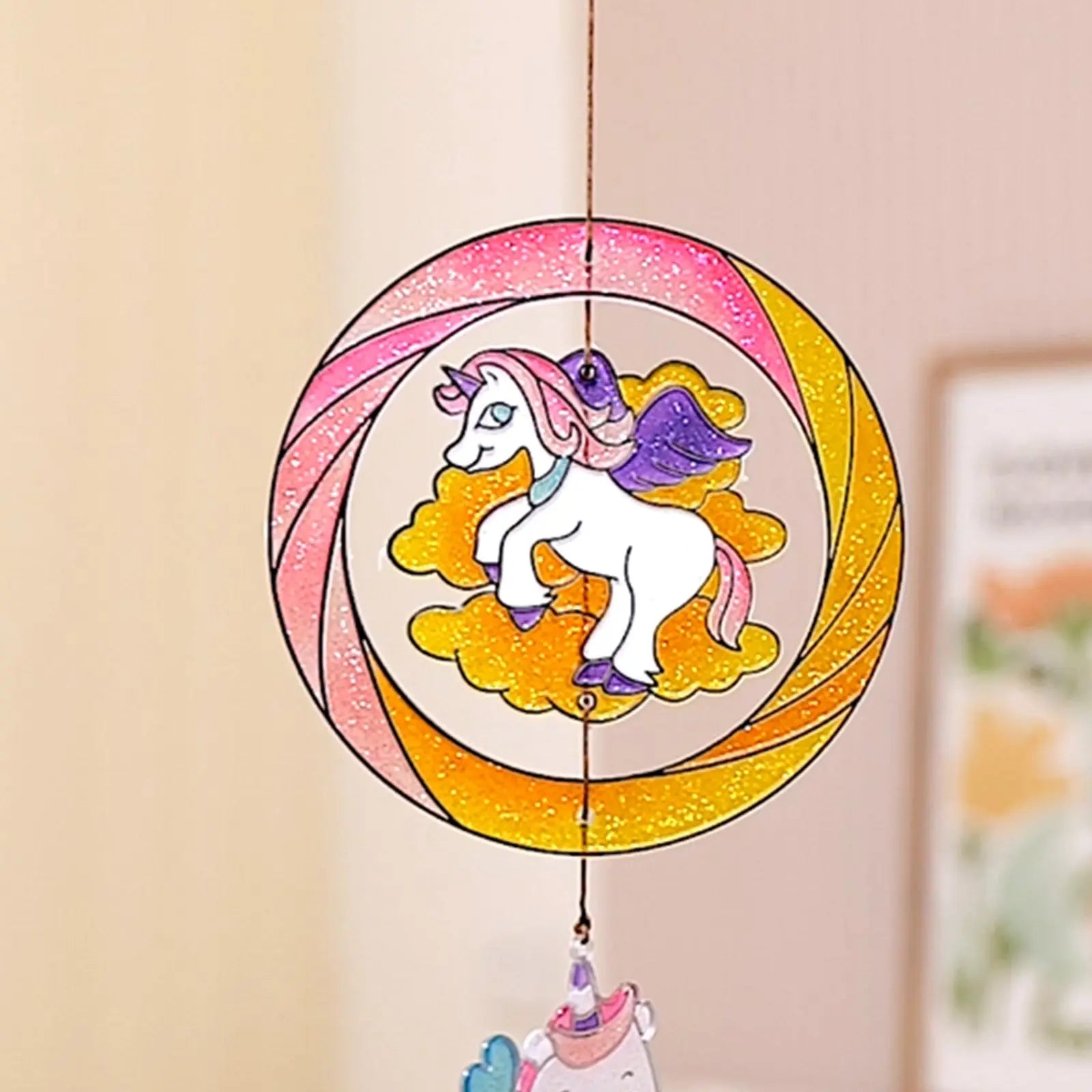 Sparkly Ornament Suncatcher - DIY for Kids Art Craft Colouring PaintingSet Wholesale Hub