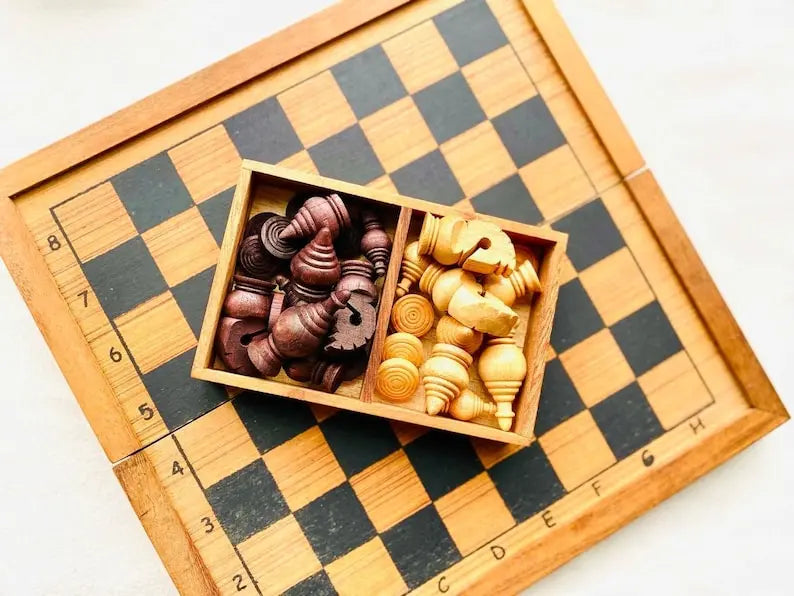 Mothers day gift Wooden Makruk traditional Thai Chess Set Wholesale Hub