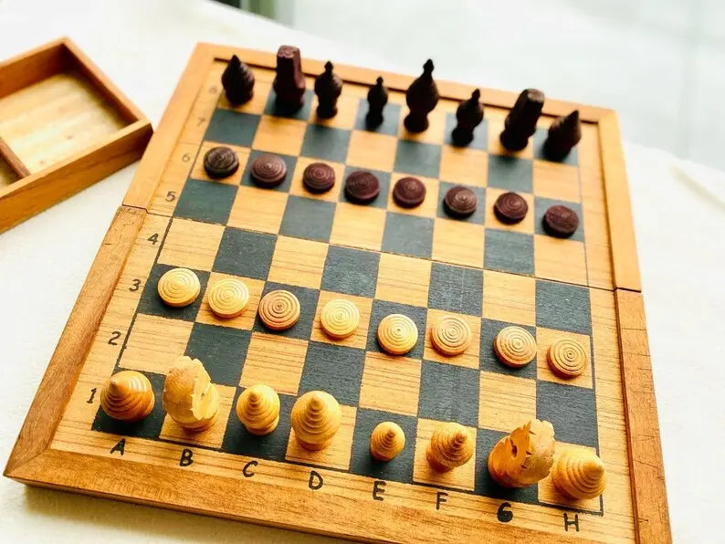 Mothers day gift Wooden Makruk traditional Thai Chess Set Wholesale Hub