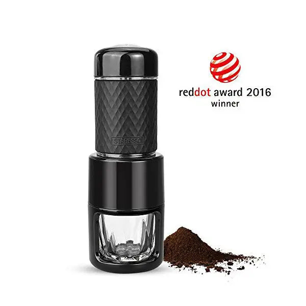 STARESSO Coffee Maker Red Dot Award Winner Portable Espresso Cappuccino Quick Cold Brew Manual Coffee Maker Machines All in One - Black Wholesale Hub
