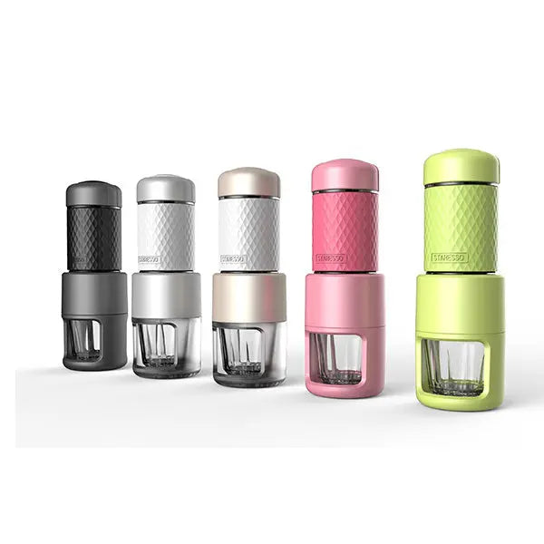 STARESSO Coffee Maker Red Dot Award Winner Portable Espresso Cappuccino Quick Cold Brew Manual Coffee Maker Machines All in One - Black Wholesale Hub