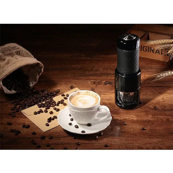 STARESSO Coffee Maker Red Dot Award Winner Portable Espresso Cappuccino Quick Cold Brew Manual Coffee Maker Machines All in One - Green Wholesale Hub