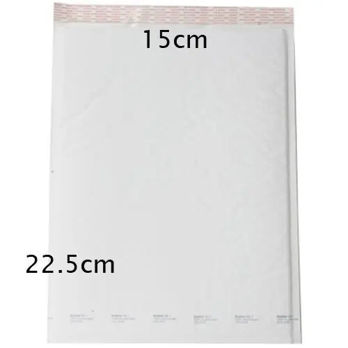 100 Piece Pack - 22.5cm x 15cm White Bubble Padded Envelope Bag Post Courier Shipping SMALL Self Seal Wholesale Hub