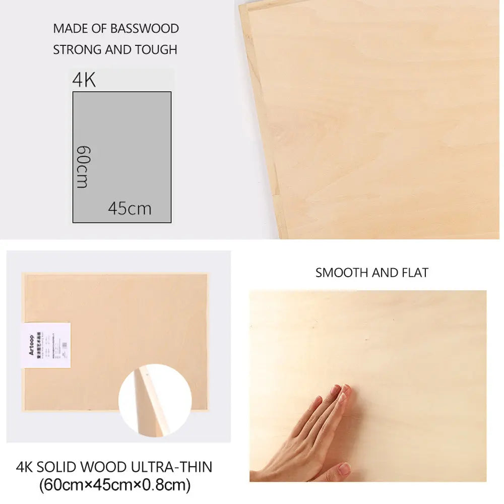 4K Solid Wood Drawing Board Easel Indoor Painting Table Sketching Drawing Tool Wholesale Hub