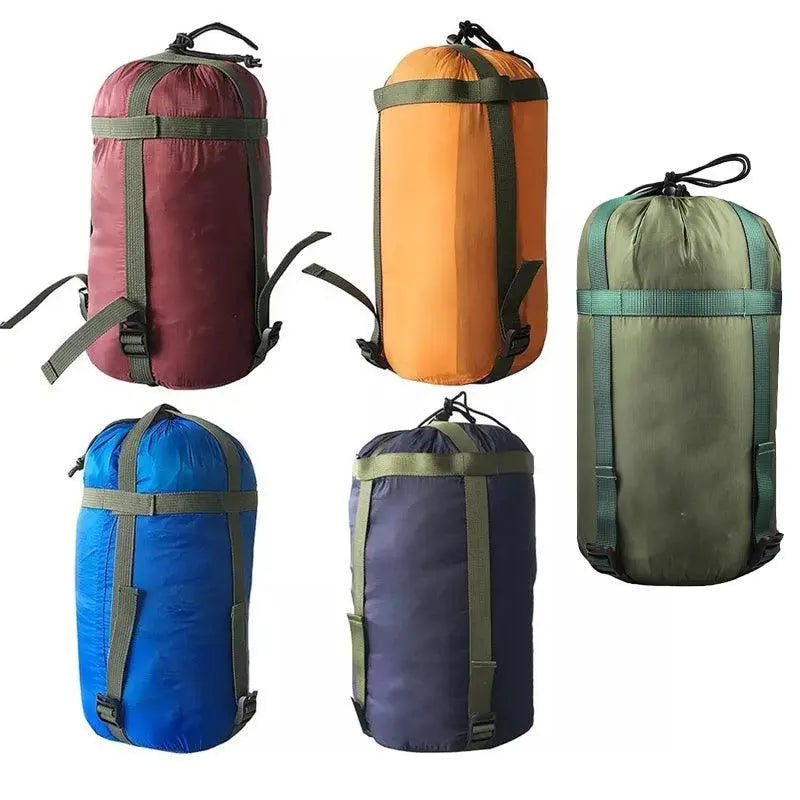 Camping Sleeping Bag Compression Sack Waterproof Outdoor Storage Bag - Lake Blue Wholesale Hub