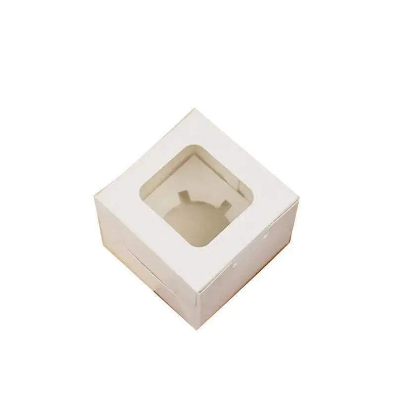 Cupcake Box Cases 1/2/4/8/12 Holes Window Face Cases Party Wedding Muffin Baking - 12 Holes 5PCS Wholesale Hub