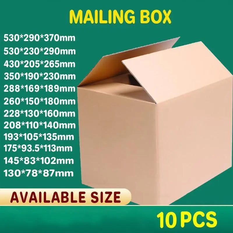 3-Layer Mailing Box Carton Small Medium Large Cardboard Parcel Boxes - Carton - 288x169x189mm Wholesale Hub