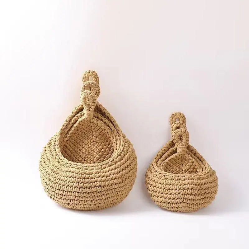 Hanging Wall Organizer Vegetable Fruit Basket Kitchen Storage Pouch Bag Diy 6Size - M Wholesale Hub