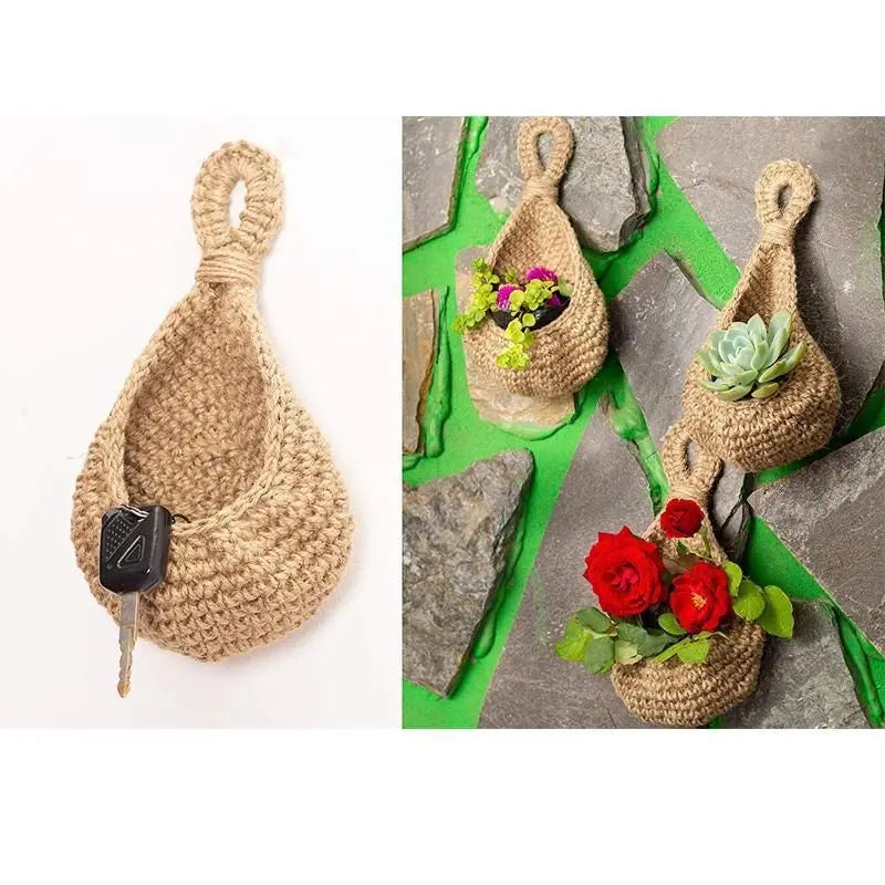 Hanging Wall Organizer Vegetable Fruit Basket Kitchen Storage Pouch Bag Diy 6Size - M Wholesale Hub