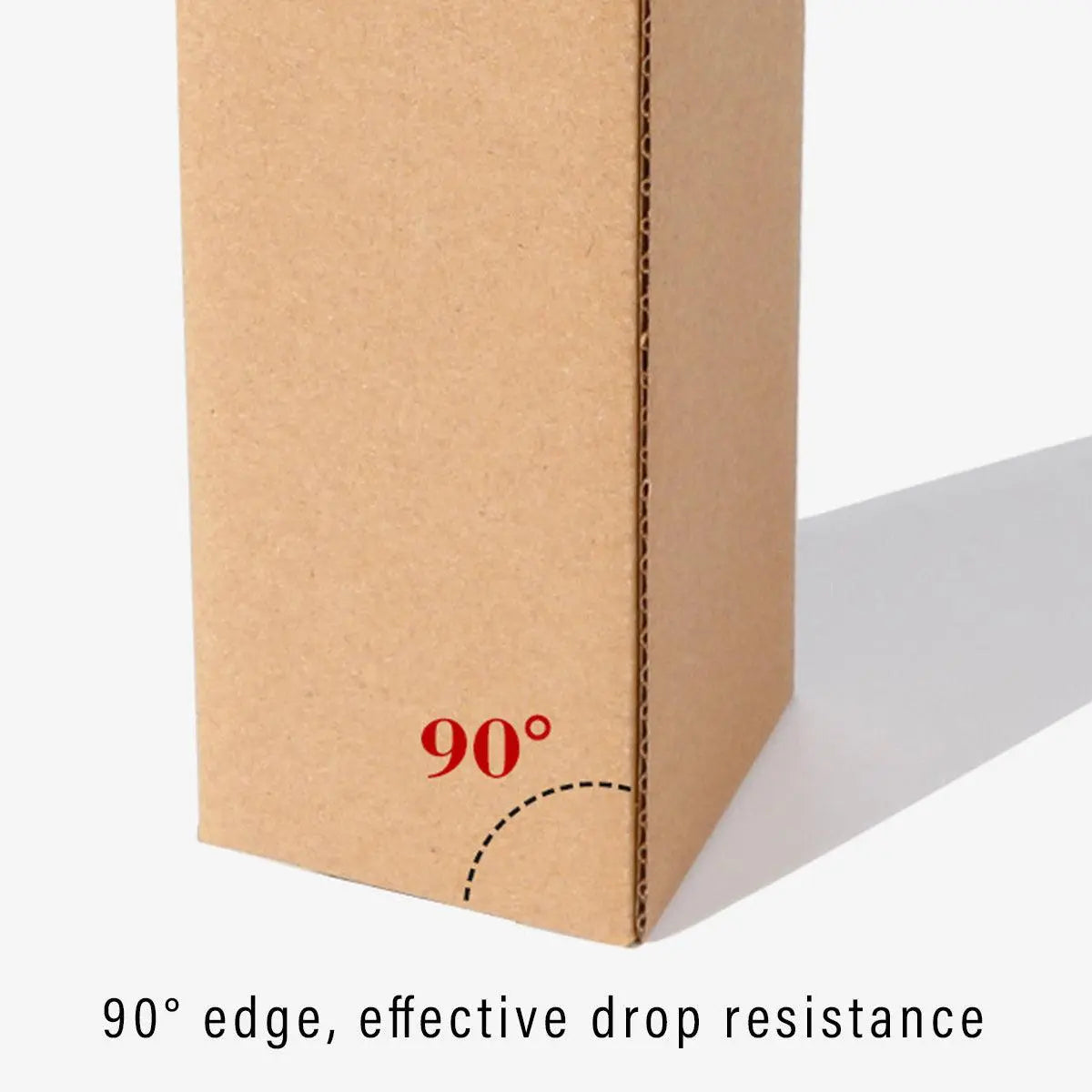 50pcs Long Strip Carton Flat Square Durable Shipping Boxes for Packaging Storage - 10cm x 10cm x 42cm Wholesale Hub