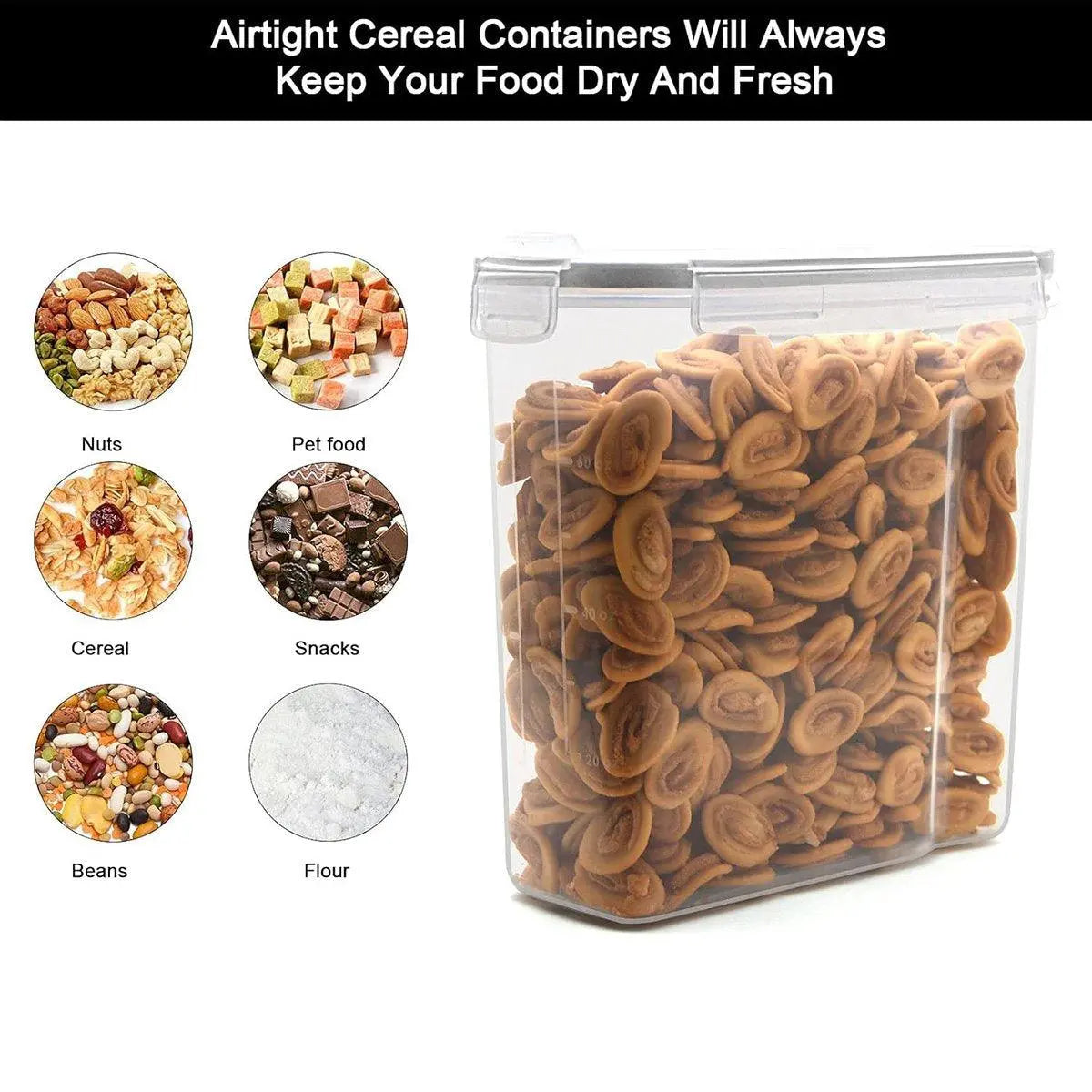 2.5L Kitchen Organizer Transparent Grocery Storage Jar for Food and Pantry Use Wholesale Hub
