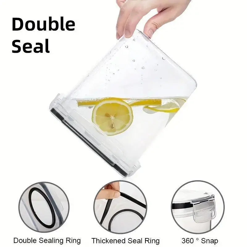 2.5L Kitchen Organizer Transparent Grocery Storage Jar for Food and Pantry Use Wholesale Hub