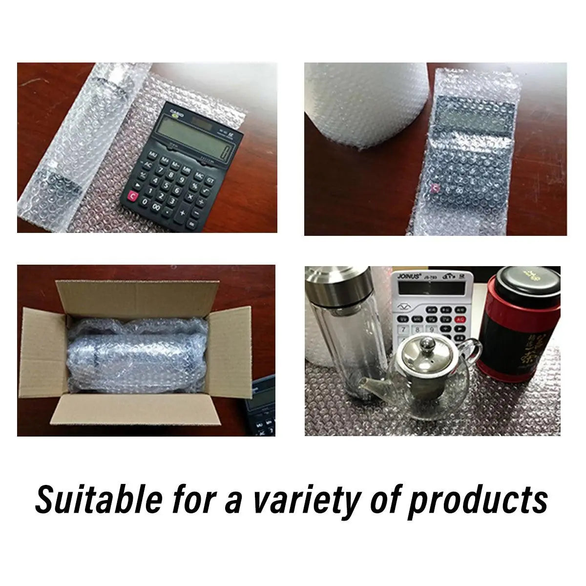 Bubble Wrap Roll Shockproof Packaging Foam Paper Express Shipping Protective - 40cm Wholesale Hub
