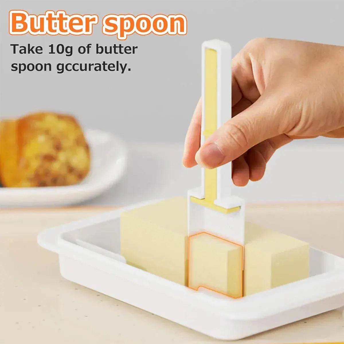 Butter Cheese Storage Box Kitchen Container with Lid Plastic Fridge Organizer - White Wholesale Hub