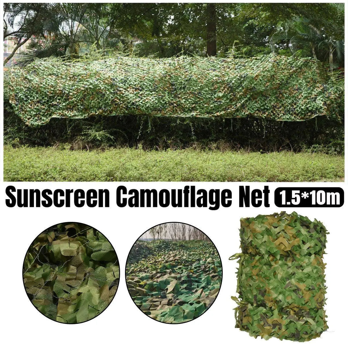 Outdoor Camouflage Mesh Sunscreen Shade Heat Insulation Leaf Decorative Fabrics Wholesale Hub