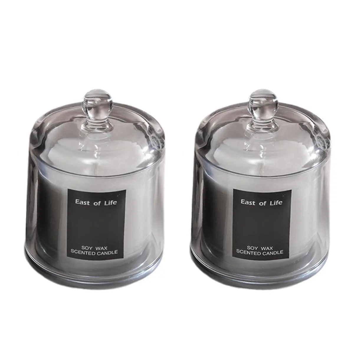 2Pcs Smokeless Glass Aromatherapy Candles Scented Gift Set for Relaxation - Velvet Rose Wholesale Hub