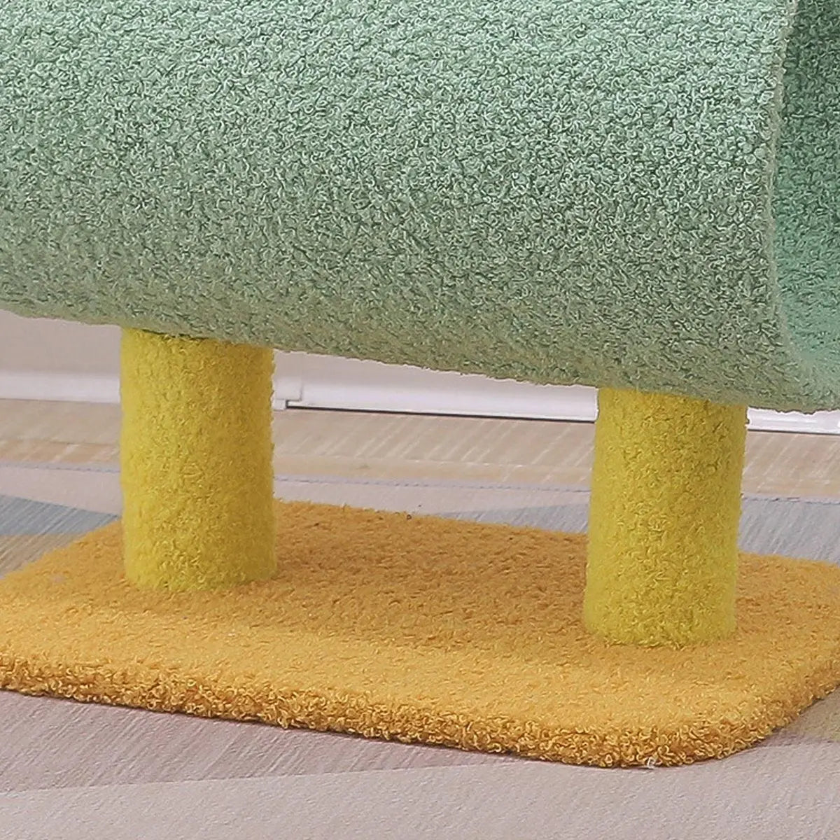 Climbing Frame Cat Scratching Post Jumping Platform Pet Toys for Cats and Kitten - Yellow Wholesale Hub