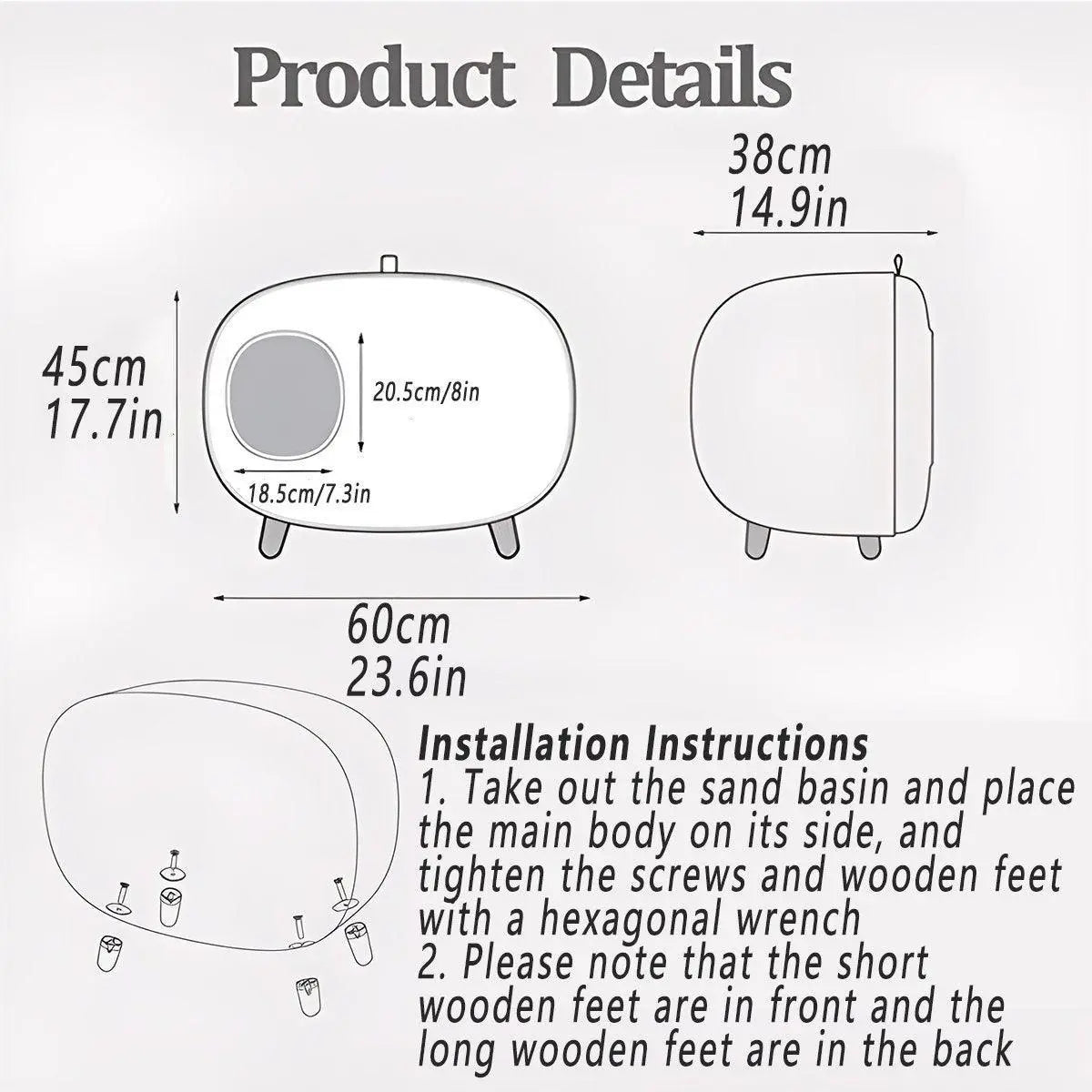 Cat Litter Box Semi-closed Cat Supplies Cat Toilet Drawer Large Cat Litter Box - Green Wholesale Hub